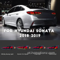 HCMOTIONZ 2017-2019 Lâmpada traseira liderada por Hyundai Sonata